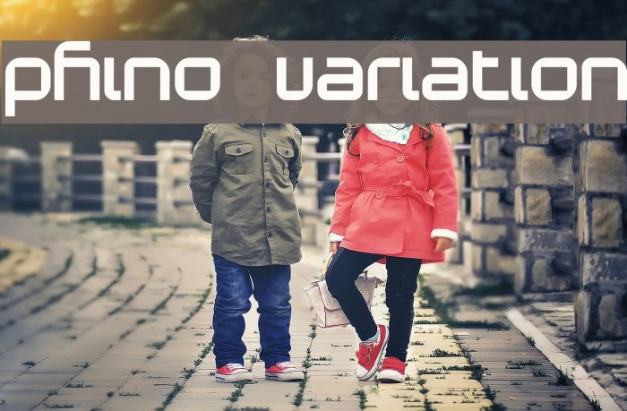 Phino Variation Font examples