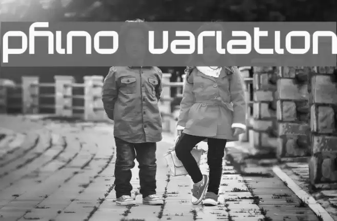 Phino Variation フォント examples