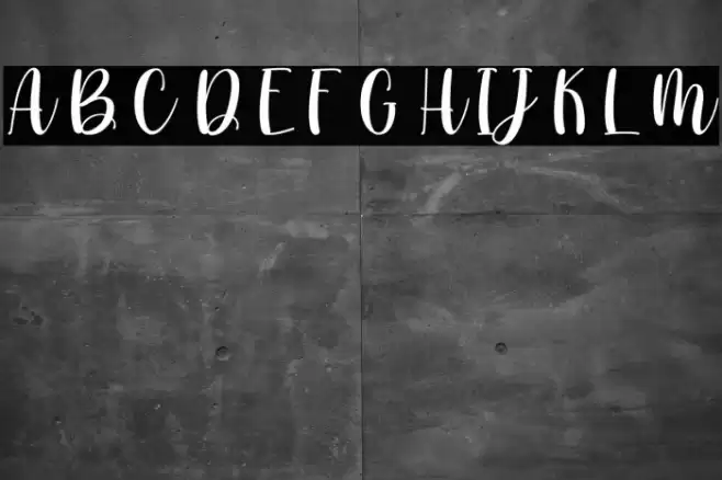 PhiscillaPersonalUse Font examples