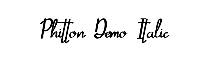 Phitton Demo Italic  font caratteri gratis