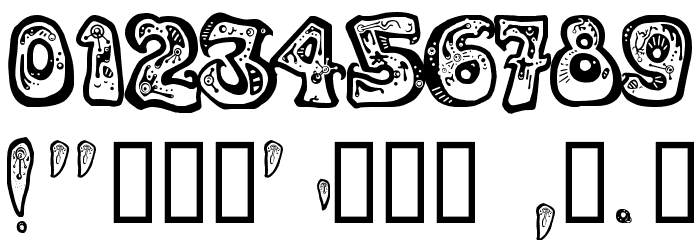 Phlegmy Kilmister Font OTHER CHARS
