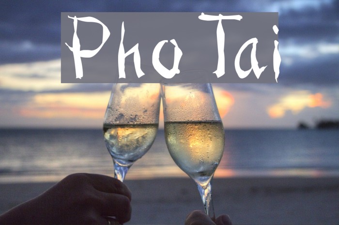 Pho Tai Font examples