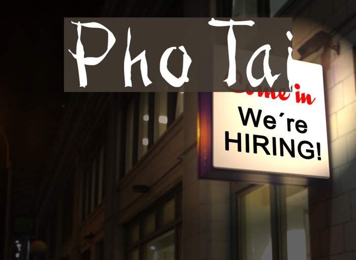 Pho Tai Font examples