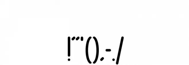 Phobo Font OTHER CHARS