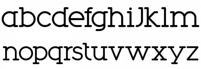 Phobo Font LOWERCASE
