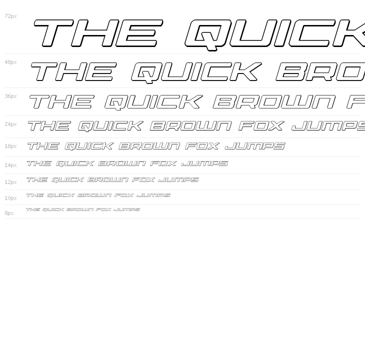 Phoenicia 3D Italic Waterfall