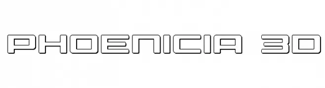 Phoenicia 3D  تنزيل الخطوط