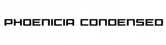 Phoenicia Condensed  Frei Schriftart Herunterladen