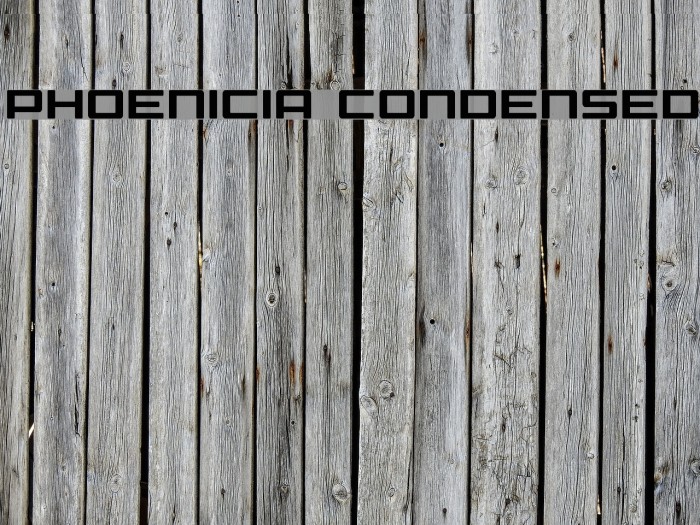 Phoenicia Condensed Font examples