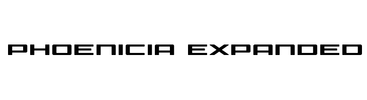 Phoenicia Expanded Font