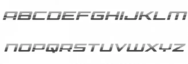 Phoenicia Gradient Italic フォント 小文字