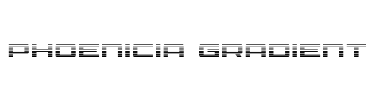 Phoenicia Gradient  フリーフォントのダウンロード