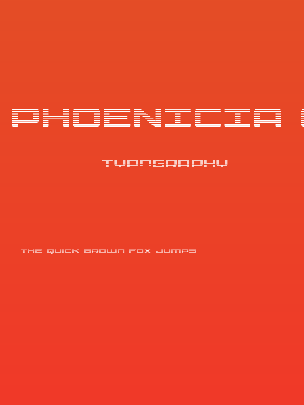 Phoenicia Gradient Poster