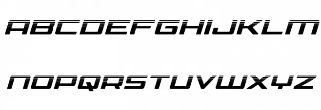 Phoenicia Halftone Italic Fuentes MINÚSCULAS