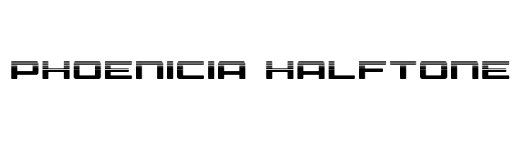 Phoenicia Halftone  Скачать бесплатные шрифты