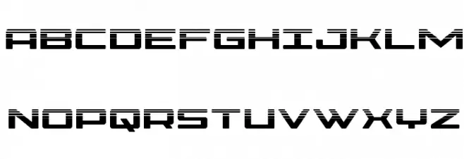 Phoenicia Halftone Schriftart Groß