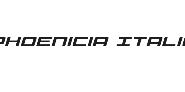 Phoenicia Italic Logo
