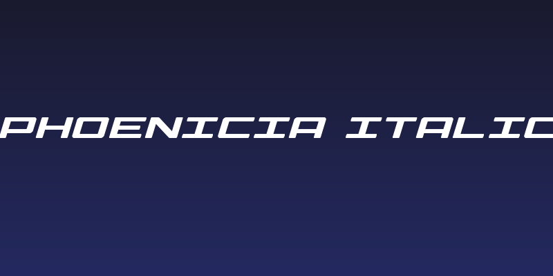 Phoenicia Italic Social Header