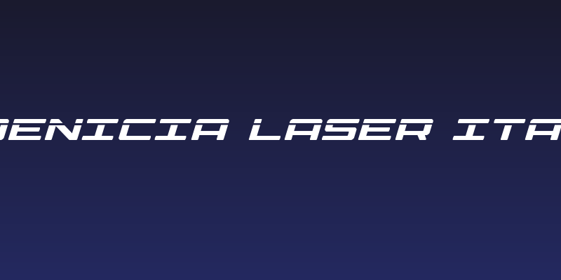 Phoenicia Laser Italic Social Header