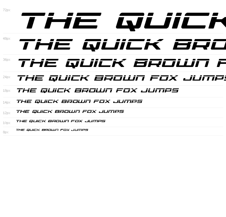 Phoenicia Laser Italic Waterfall