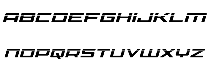 Phoenicia Laser Italic Fonte MINÚSCULAS