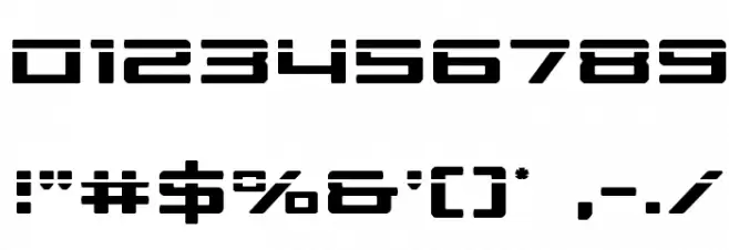 Phoenicia Laser Font OTHER CHARS