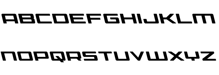 Phoenicia Leftalic Font LOWERCASE