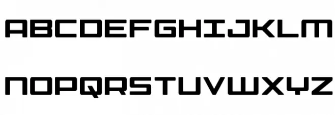 Phoenicia Lower Case Condensed Schriftart Groß