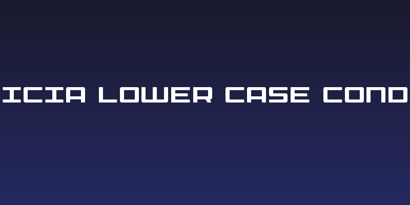 Phoenicia Lower Case Condensed Social Header