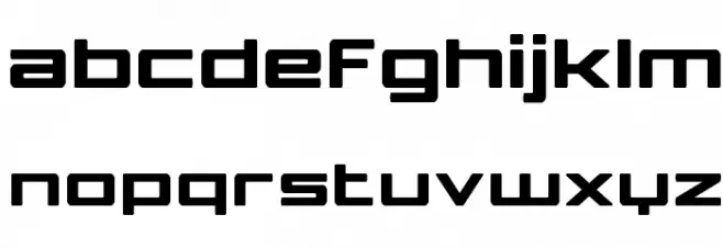 Phoenicia Lower Case Condensed Caratteri MINUSCOLO