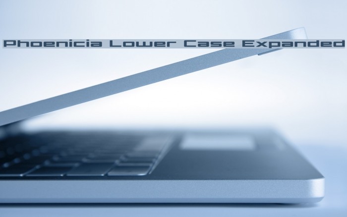 Phoenicia Lower Case Expanded Font examples