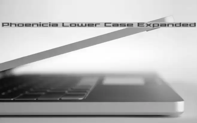 Phoenicia Lower Case Expanded Font examples