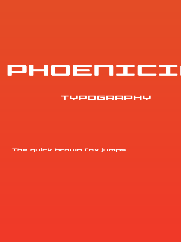 Phoenicia Lower Case Expanded Poster