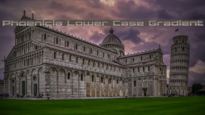 Phoenicia Lower Case Gradient Example 3