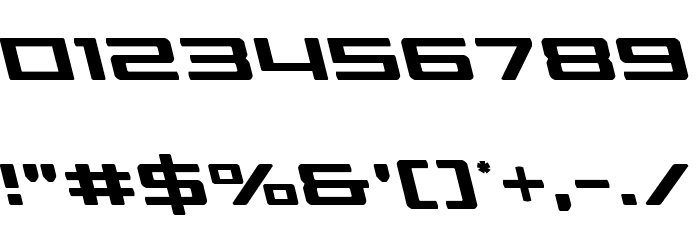 Phoenicia Lower Case Leftalic Font OTHER CHARS