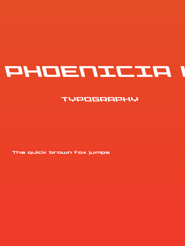 Phoenicia Lower Case Leftalic Poster