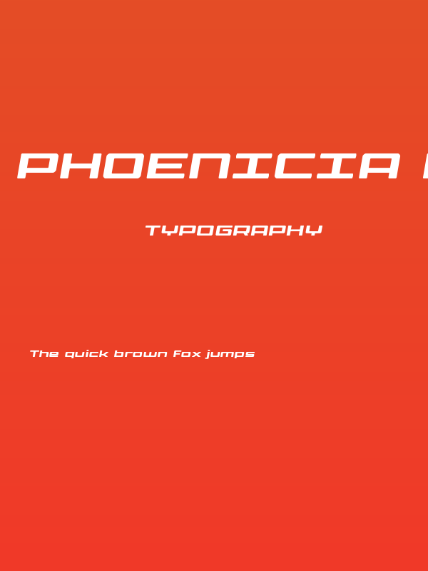 Phoenicia Lower Case Semi-Italic Poster