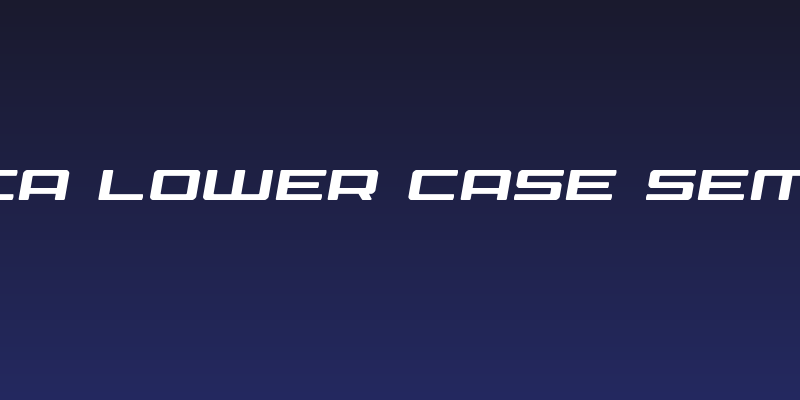 Phoenicia Lower Case Semi-Italic Social Header