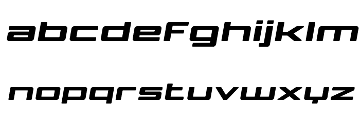 Phoenicia Lower Case Semi-Italic Font LOWERCASE