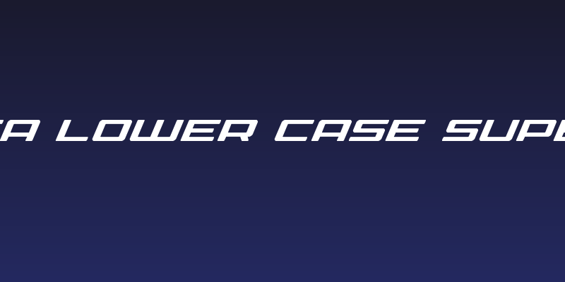 Phoenicia Lower Case Super-Italic Social Header