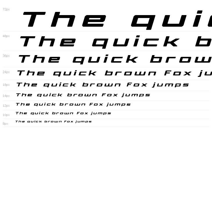 Phoenicia Lower Case Ttitle Italic Waterfall