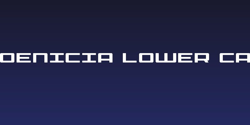 Phoenicia Lower Case Social Header