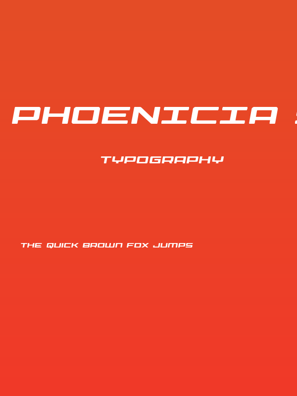 Phoenicia Semi-Italic Poster