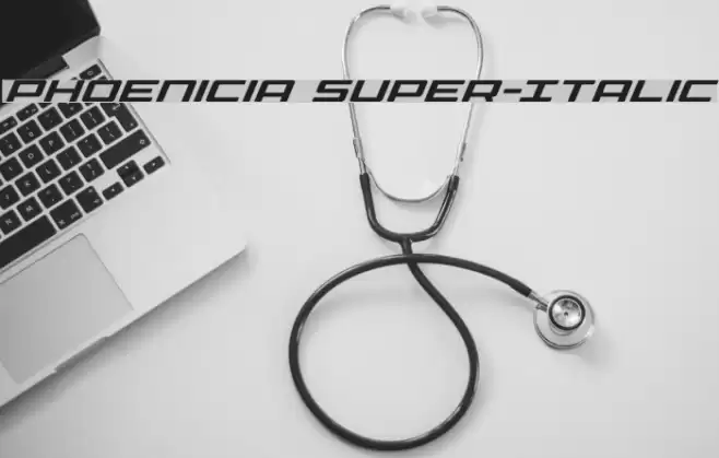 Phoenicia Super-Italic Font examples