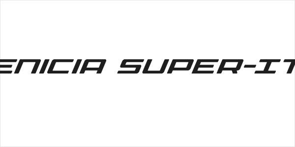 Phoenicia Super-Italic Logo