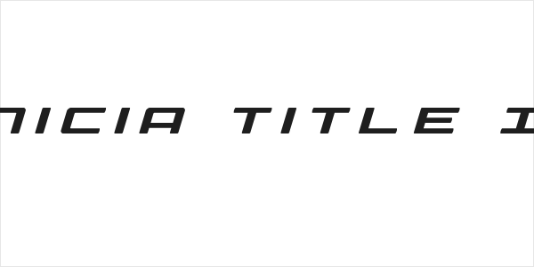 Phoenicia Title Italic Logo