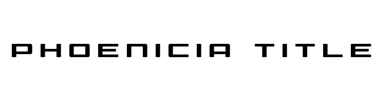 Phoenicia Title  font caratteri gratis