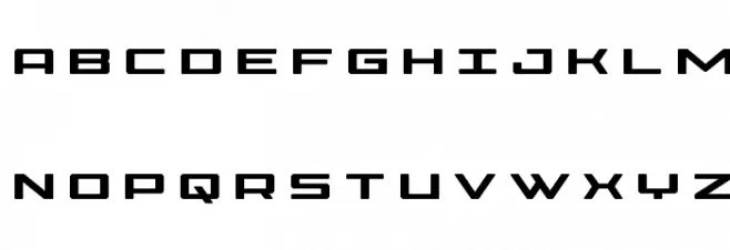 Phoenicia Title Font Litere mari