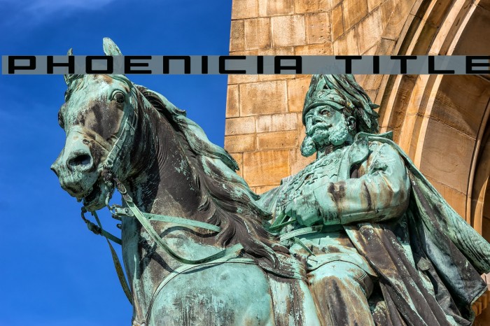 Phoenicia Title Font examples