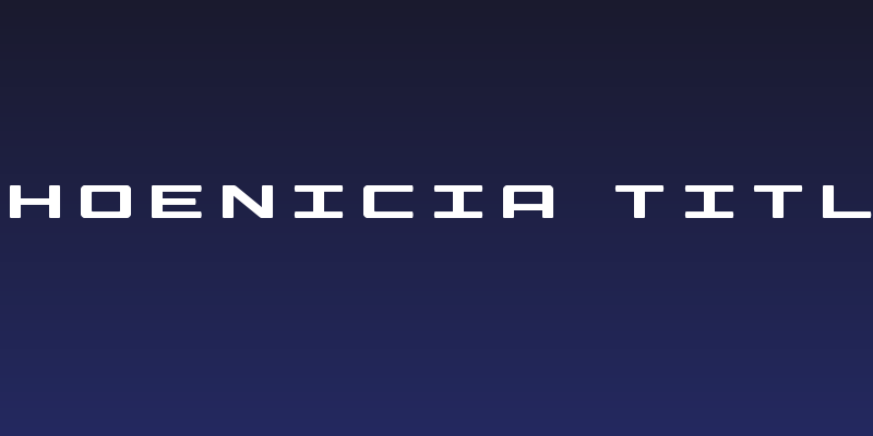 Phoenicia Title Social Header